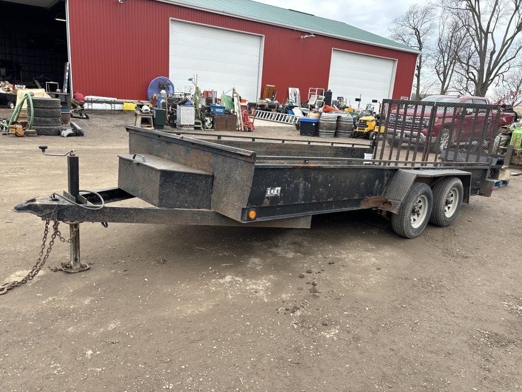 16’ landscape trailer - with ownership