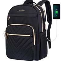 VANKEAN 15.6 Inch Laptop Backpack for Women Men Wo
