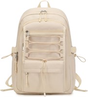 $22  Sunborls Laptop Backpack 15.6inch (Off-White)
