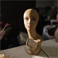 Female Mannequin Head Model For Hats & Wigs