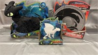 How to Train your dragon figures qty 3