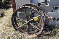 33" Cast Iron Wheels