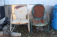 Vintage Metal Lawn Chairs