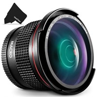 58mm Fisheye Lens for Canon Rebel T8i T7 T7i T6i T