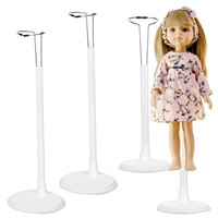 Toyvian 18 inches Doll Stands 4Pcs Adjustable Doll