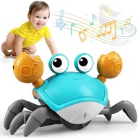 ZHVV Crawling Crab Toy, Infant Tummy Time Baby Toy