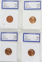 4// 1980 SM DATE IGS MS68 RED LINCOLN CENTS