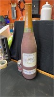 Large decorative wine bottle