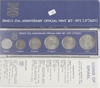 1973 ISRAEL MINT SET W BOX