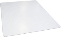 Dimex 48x 48 Clear Rectangle Office Chair Mat For