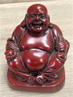 Heavy Resin Buddha Measures 3" Tall