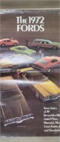 1972 Ford Dealer Brochure/Poster