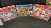 3) 1000pc puzzles