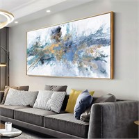 Abstract Wall Art For Living Room Large Size Frame