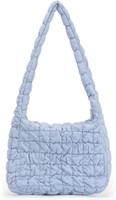 Puffer Quilted Carryall Bag,Quilted Shoulder Bag,P