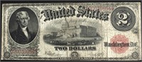 1917 2 $ US LEGAL TENDER  F