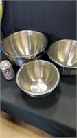 Stainless nesting bowls