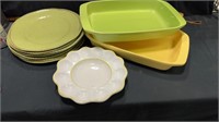 Cassarole dishes and plates
