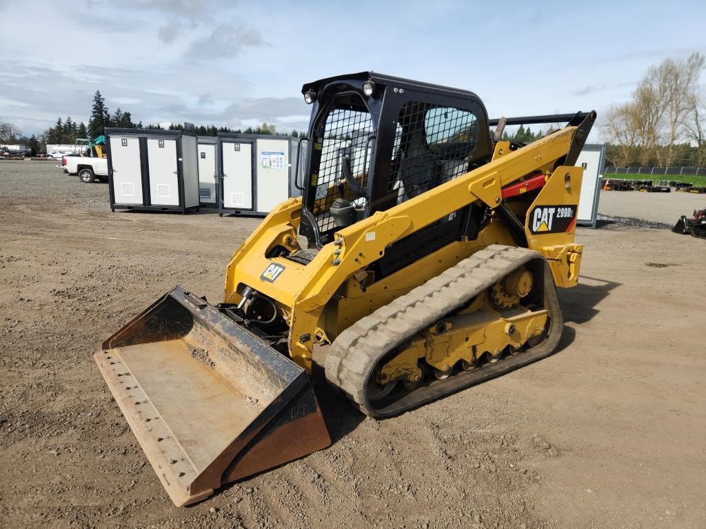 2018 Caterpillar 299D2 Skid Steer Track Loader