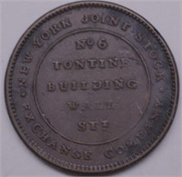 1837 HARD TIMES TOKEN VF