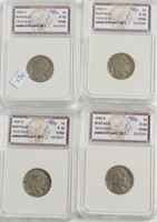 5// 1935 S IGS F 12 BUFFALO NICKELS