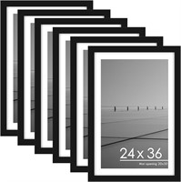 Set of 5  24x36 Poster Frame  Black