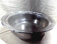 21" Wide Large Metal Serving Bowl