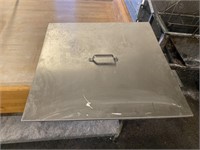 Large Stainless Steel Squre Lid with Handle