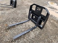 42" Mini Skid Steer Forks w/ Frame