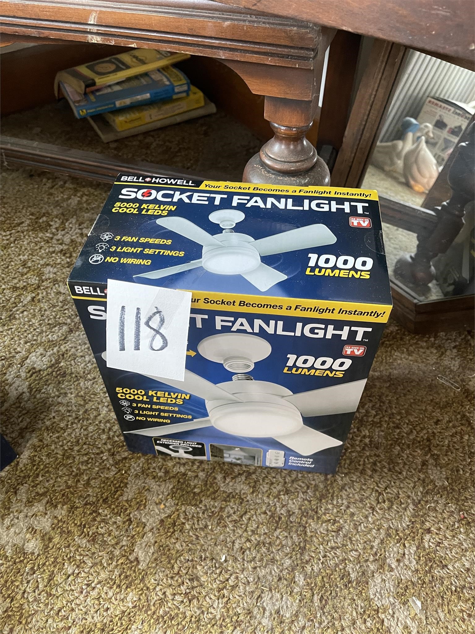 new socket fan light
