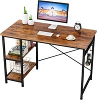 $69  Engriy Desk 47  Office Study  Rustic Brown