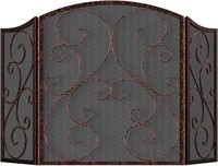 $60  3 Panel Iron Screen 48(L)x30(H) - Copper