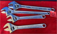 K - LOT OF 4 WRENCHES (P2 13)