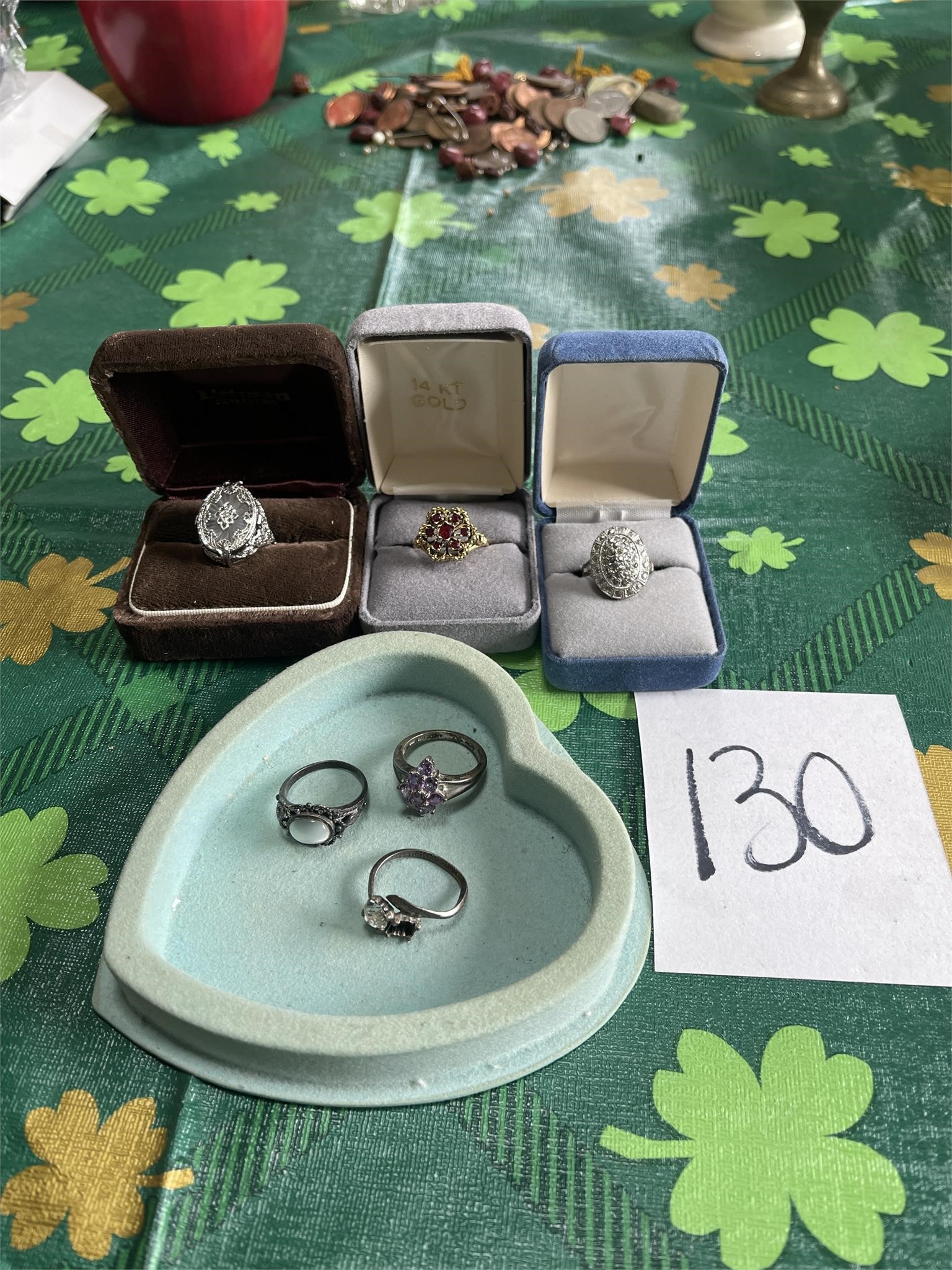 sterling silver rings lot