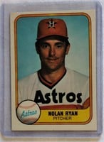 Houston Astros 1981 Fleer Nolan Ryan #57 - NM