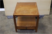 Baker Furniture Solid Wood End Table