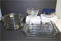 Anchor Hocking and pyrex Glassware