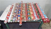 18 Rolls Christmas Wrapping Paper