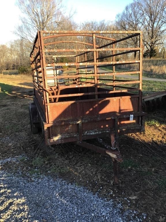 16â€™ BUMPER HITCH TRAILER WITH CATTLE INSERT