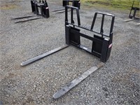 48" Skid Steer HD Pallet Fork Attachment