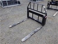 48" Skid Steer HD Pallet Fork Attachment