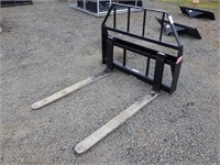 48" Skid Steer HD Pallet Fork Attachment