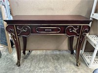 Wooden Console Table w/ Drawer