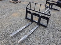 48" Skid Steer HD Pallet Fork Attachment