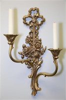 Antique Style Double Candle Sconce