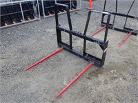 Skid Steer Dual Prong Bale Spear