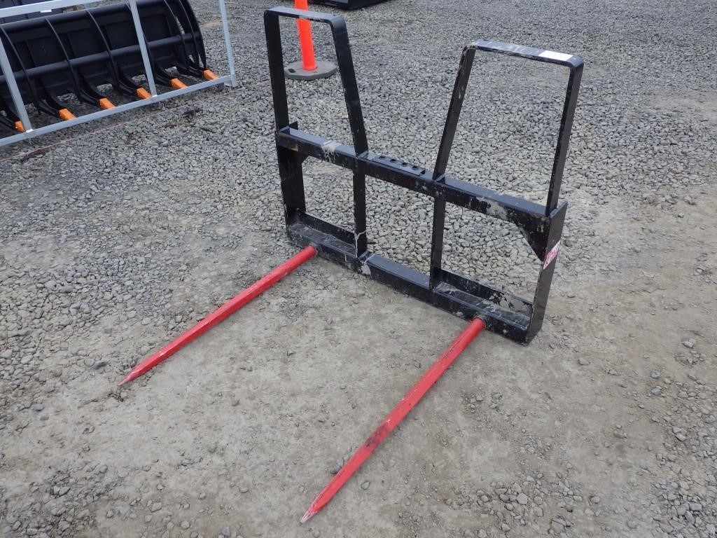 Skid Steer Dual Prong Bale Spear