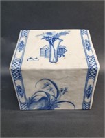 CHINESE PORCELAIN BLUE & WHITE PILLOW