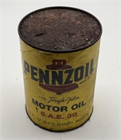 Vintage Pennzoil Qt. Of  S.A.E. 30 Oil