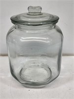 Glass Salted Peanuts Store Display Jar